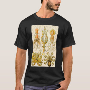 T-shirt Illustration de pieuvre sous-marine vintage