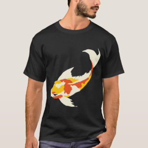 T-shirt Illustration de poisson Koï doré – Style japonais