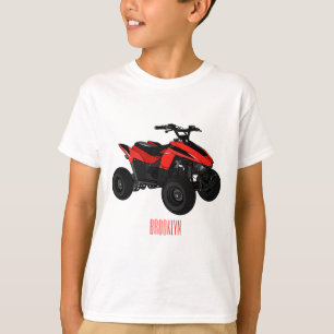 T-shirt Illustration de Quad bike atv
