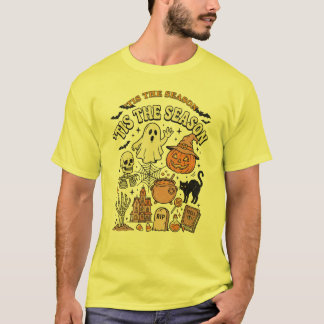 T-shirt Illustration de rassemblement hanté d'Halloween vi