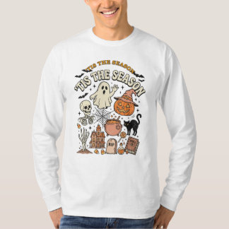 T-shirt Illustration de rassemblement hanté d'Halloween vi