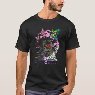 T-shirt Illustration de script excentrique Kooky Bong Bone