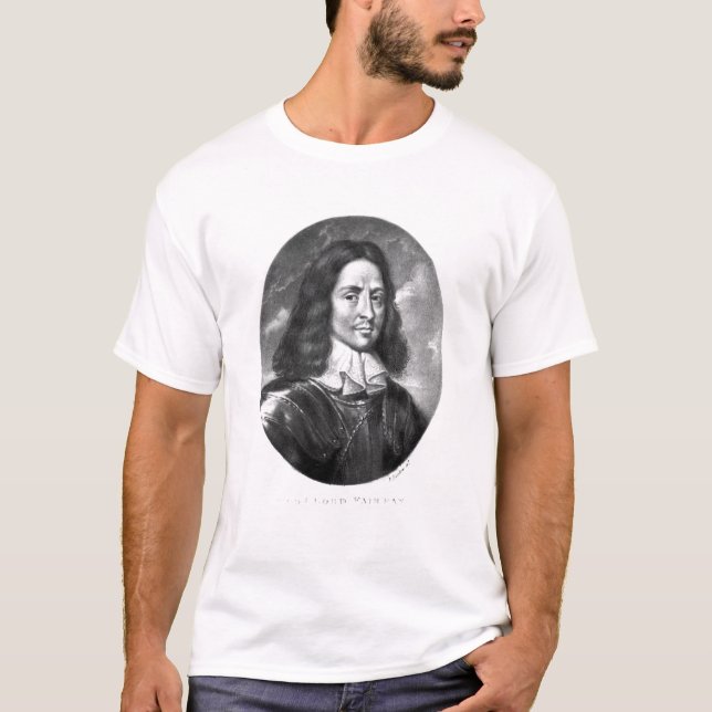 T-shirt Illustration de seigneur Thomas Fairfax (Devant)