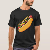 Illustration de snack amusant de hot dog