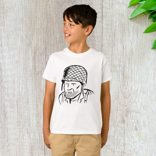 T-shirt Illustration de soldat américain