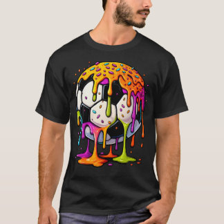 T-shirt Illustration de sport de football artistique et co