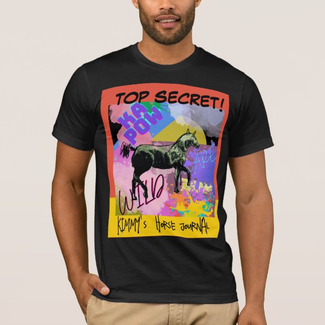 T-shirt Illustration de STYLE COMIC MARE, gra totalement g (Devant)