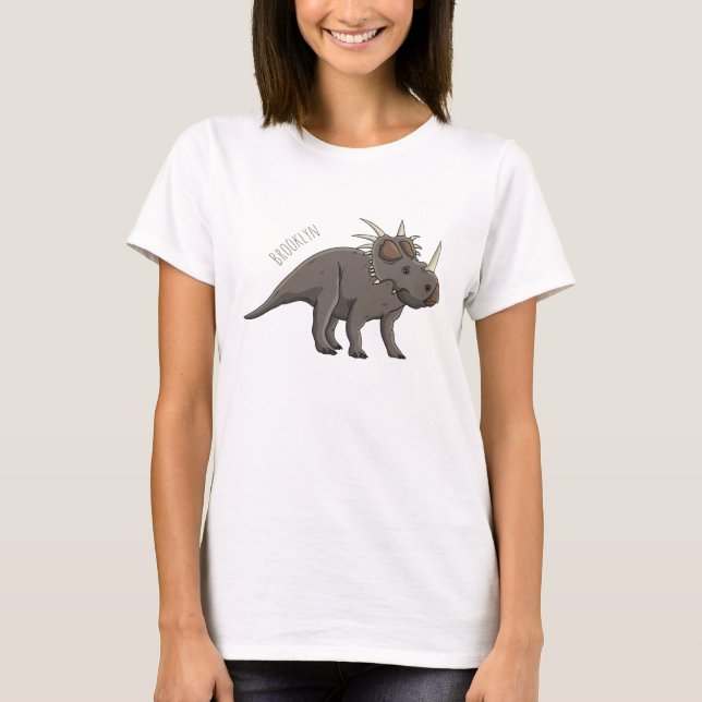 T-shirt Illustration de Styracosaurus (Devant)
