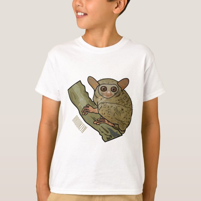 T-shirt Illustration de Tarsier (Devant)