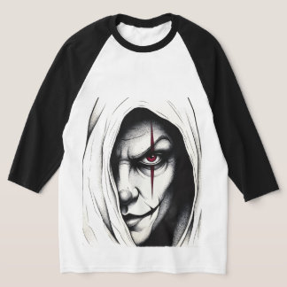 T-shirt Illustration de tatouage de clown à capuchon de my