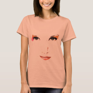 T-shirt Illustration de visage