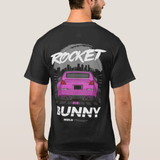 T-shirt Illustration de voiture Bunny