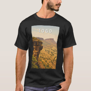 T-shirt Illustration de voyage artistique vintage du Togo