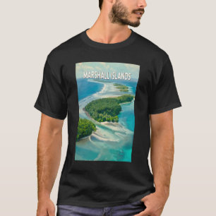 T-shirt Illustration de voyage d'art vintage des îles Mars
