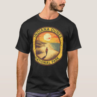 T-shirt Illustration de voyage du parc national des dunes