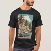 Illustration de voyage vintage Cuba