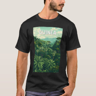T-shirt Illustration de voyage vintage sur la Guinée