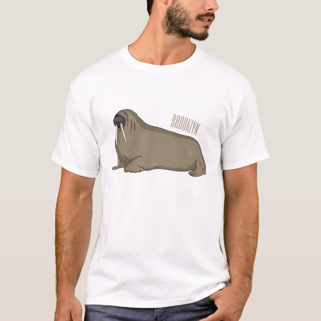 T-shirt Illustration de Walrus (Devant)