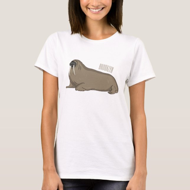 T-shirt Illustration de Walrus (Devant)