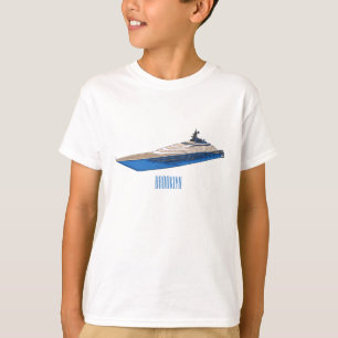 T-shirt Illustration de yacht