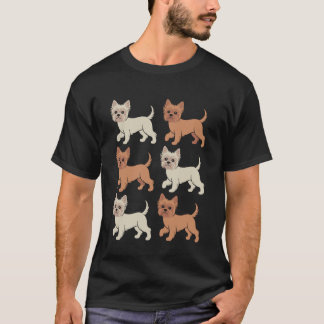 T-shirt Illustration de Yorkshire Terrier Yorkie mignon