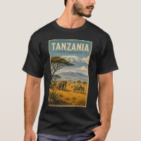 Illustration de zèbre de safari en Tanzanie Art de