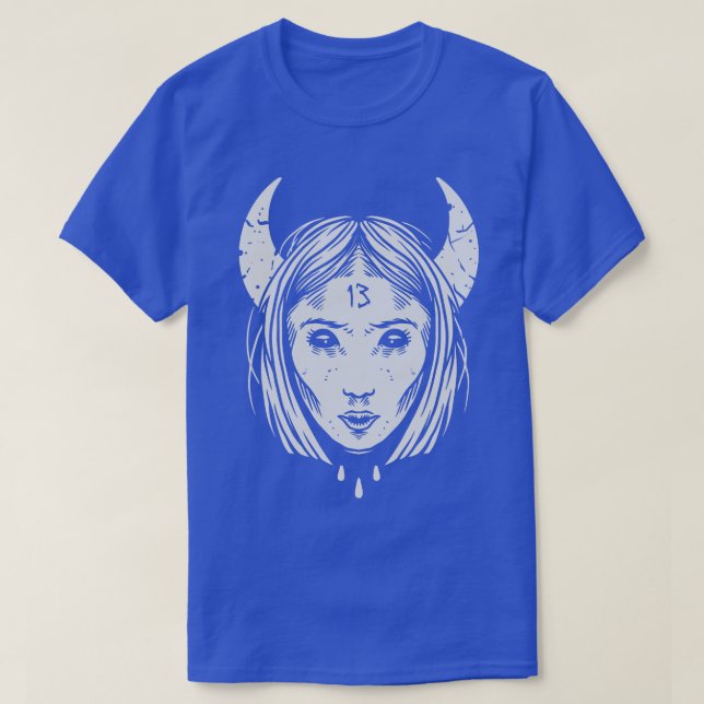 T-shirt Illustration Demon Girl (Design devant)