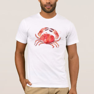 T-shirt Illustration des aquarelles en carton rouge