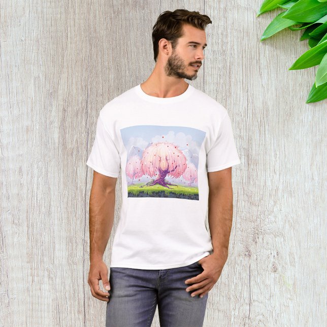 T-shirt Illustration des arbres roses (Créateur téléchargé)