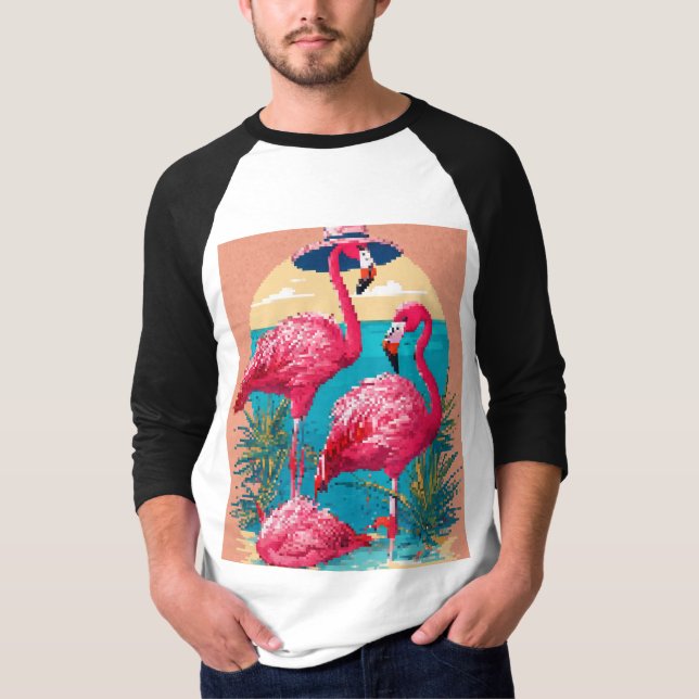 T-shirt Illustration des autocollants (Devant)