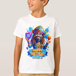 T-shirt Illustration des cadeaux d'anniversaire de naissan