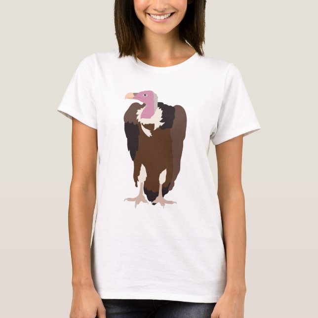 T-shirt Illustration des oiseaux vautours (Devant)