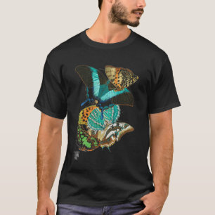 T-shirt Illustration des papillons Vintages E.A. Séguy