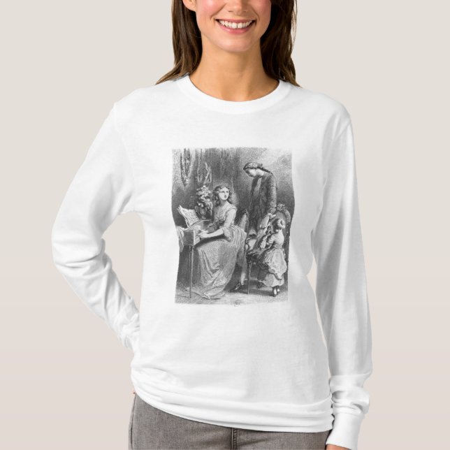 T-shirt Illustration 'des peines de Werther (Devant)
