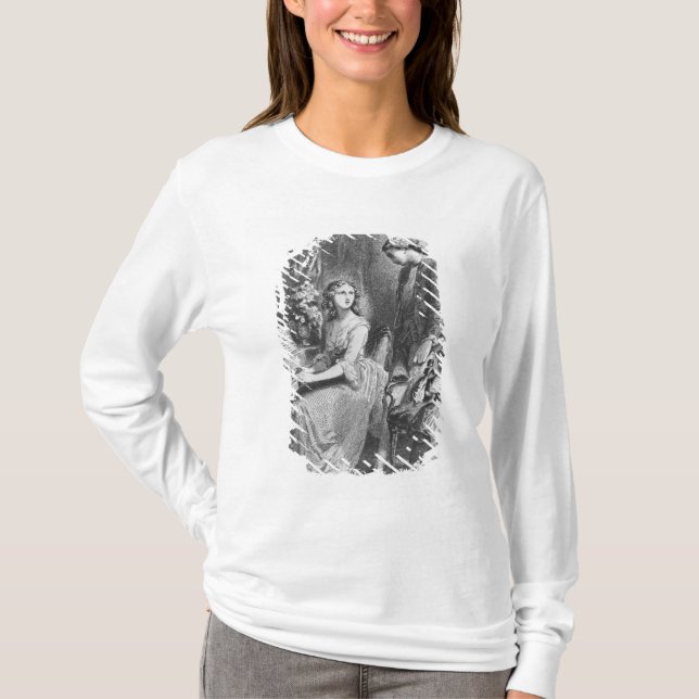 T-shirt Illustration 'des peines de Werther (Devant)