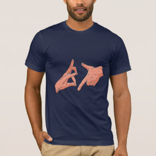 T-shirt Illustration des signes de gang
