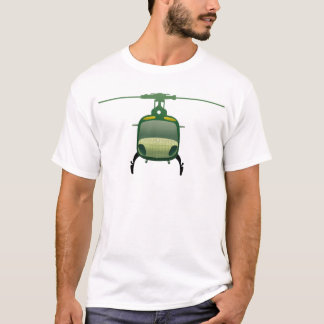 T-shirt Illustration d'Eurocopter AS350 Helicopter Art