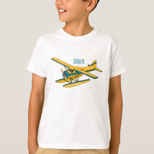 T-shirt Illustration d'hydravion