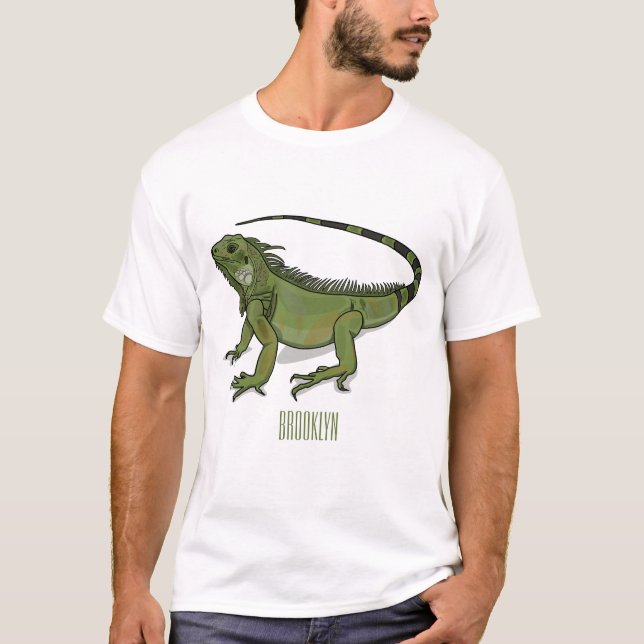 T-shirt Illustration d'Iguana (Devant)