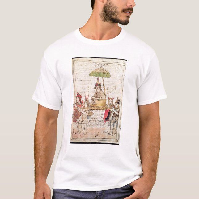 T-shirt Illustration d'Inca de Huascar (Devant)