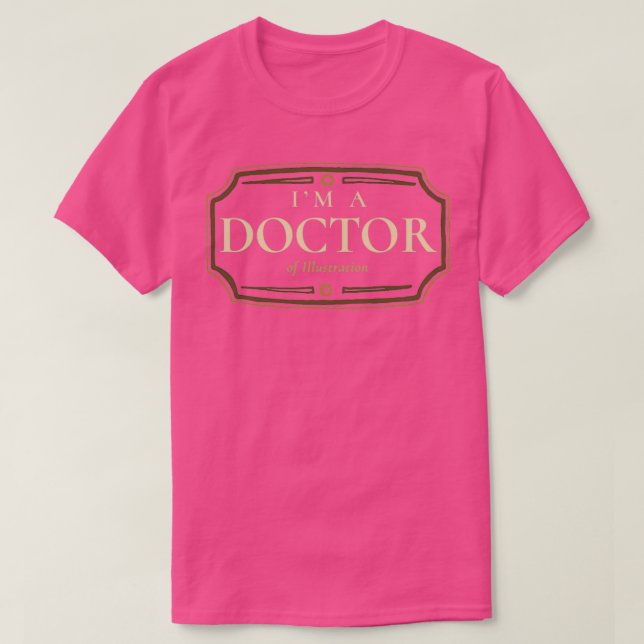 T-shirt Illustration Doctorat Diplôme de doctorat Diplôme  (Design devant)