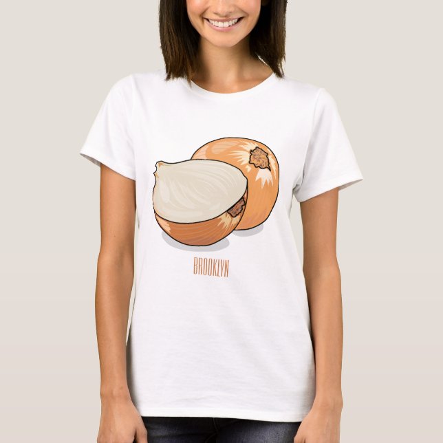 T-shirt Illustration d'oignon (Devant)