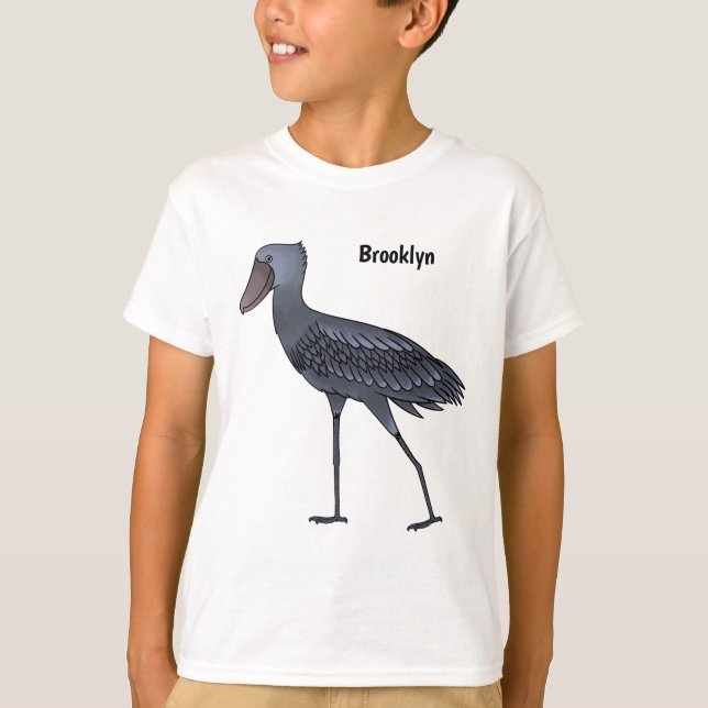 T-shirt Illustration d'oiseau de cordonnier (Devant)