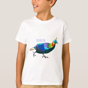 T-shirt Illustration d'oiseau monal himalayen