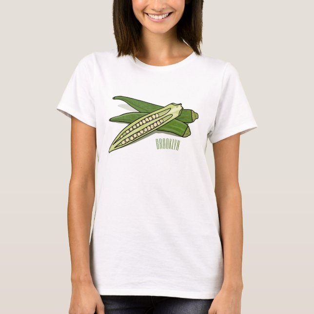 T-shirt Illustration d'Okra (Devant)