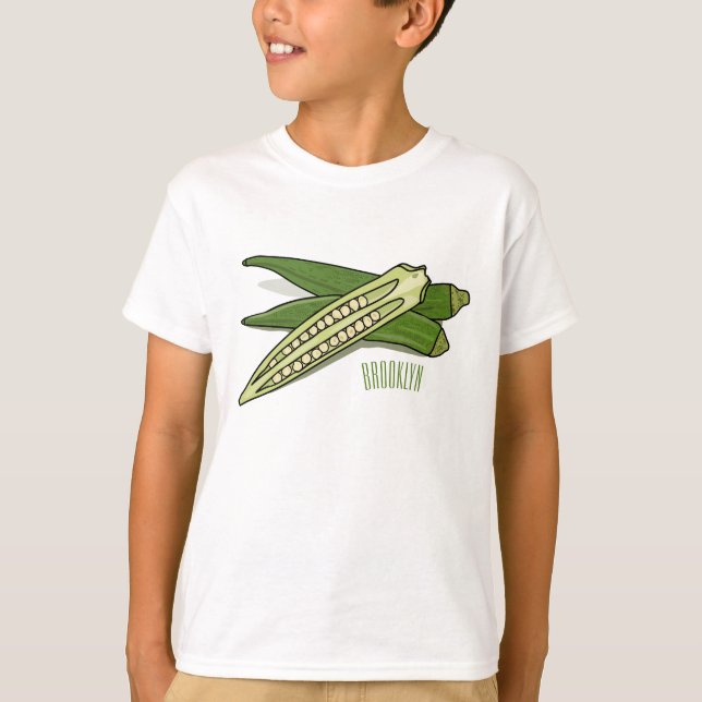 T-shirt Illustration d'Okra (Devant)