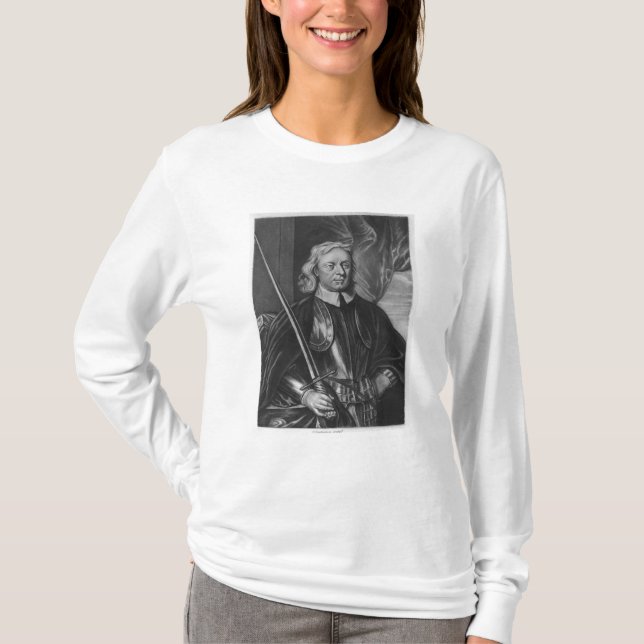 T-shirt Illustration d'Oliver Cromwell (Devant)