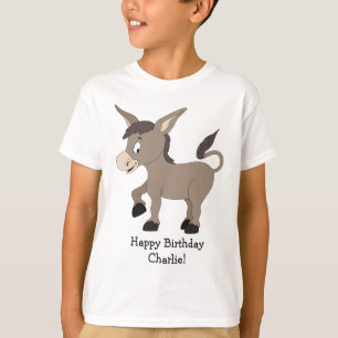 T-shirt Illustration Donkey vêtements de texte personnalis