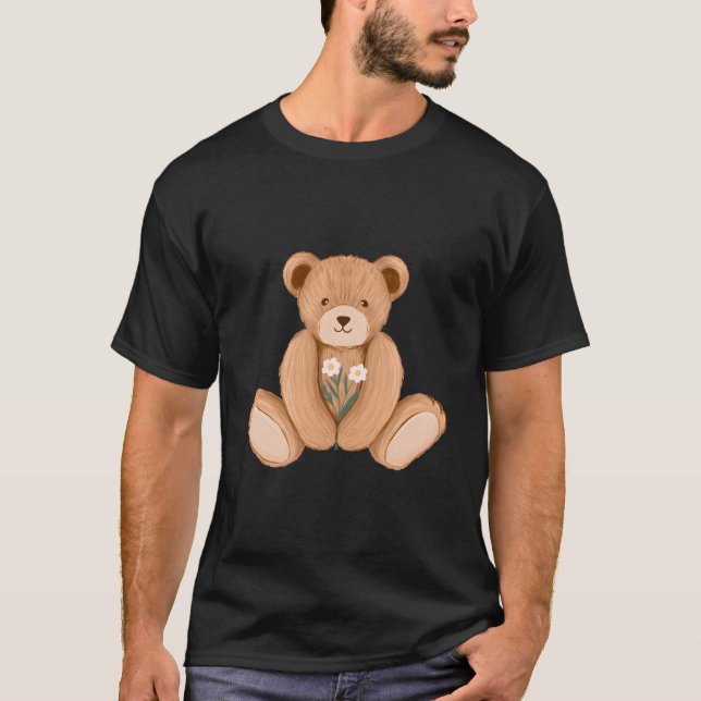 T-shirt Illustration d'ours (Devant)