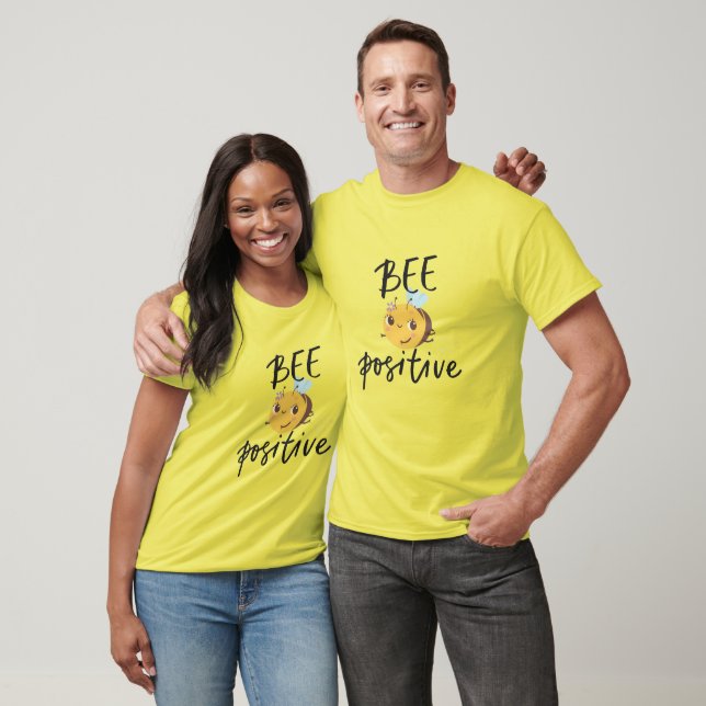 T-shirt Illustration du bourdon d'abeille positif (Unisexe)